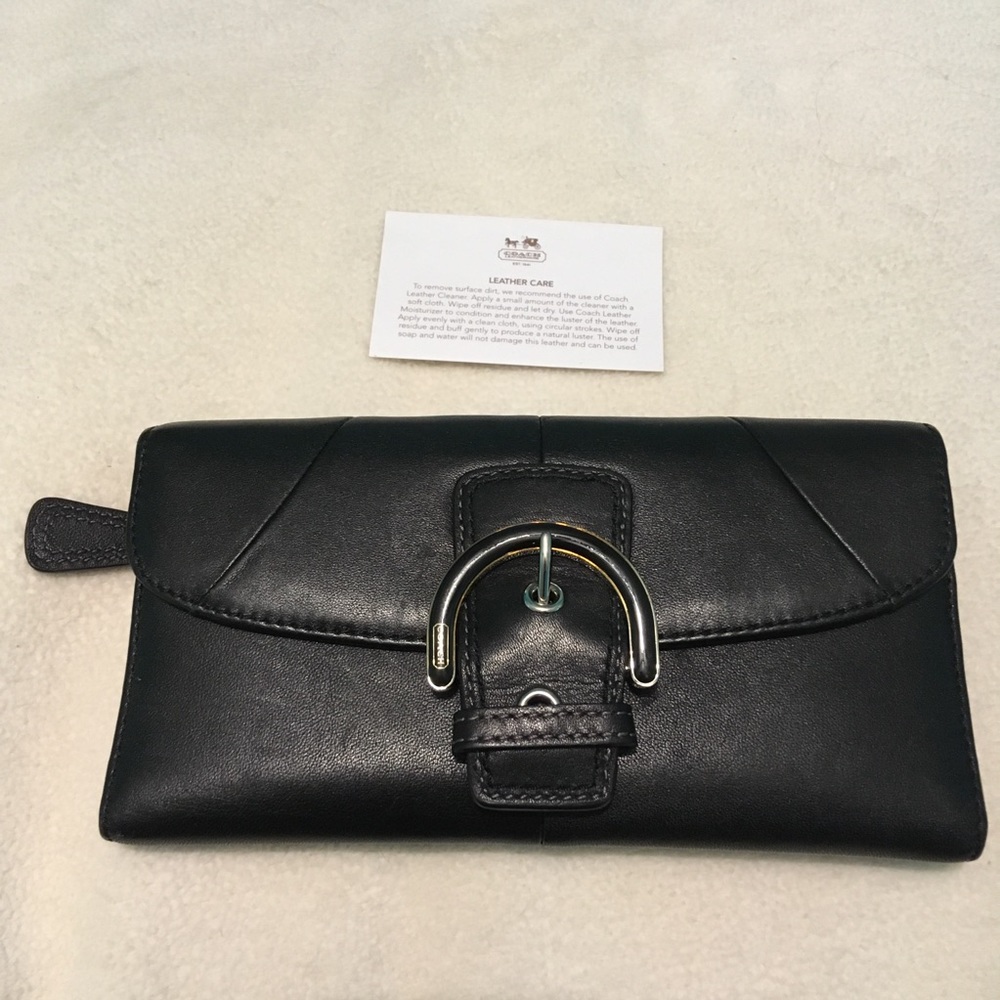 Coach leather wallet